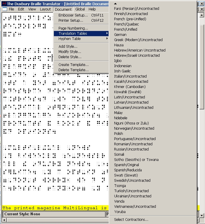 Braille Translator