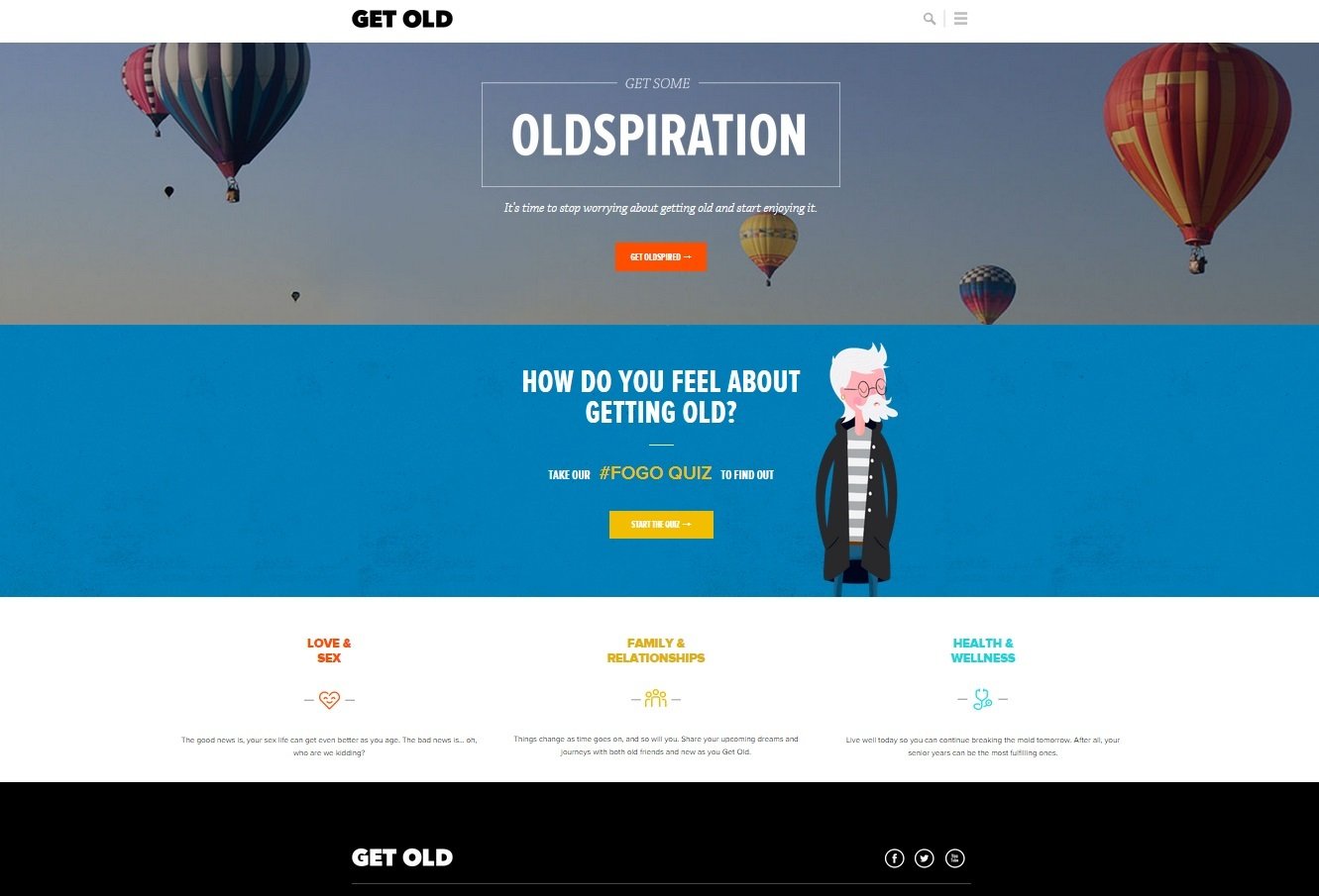 Pfizer - Get Old Campaign